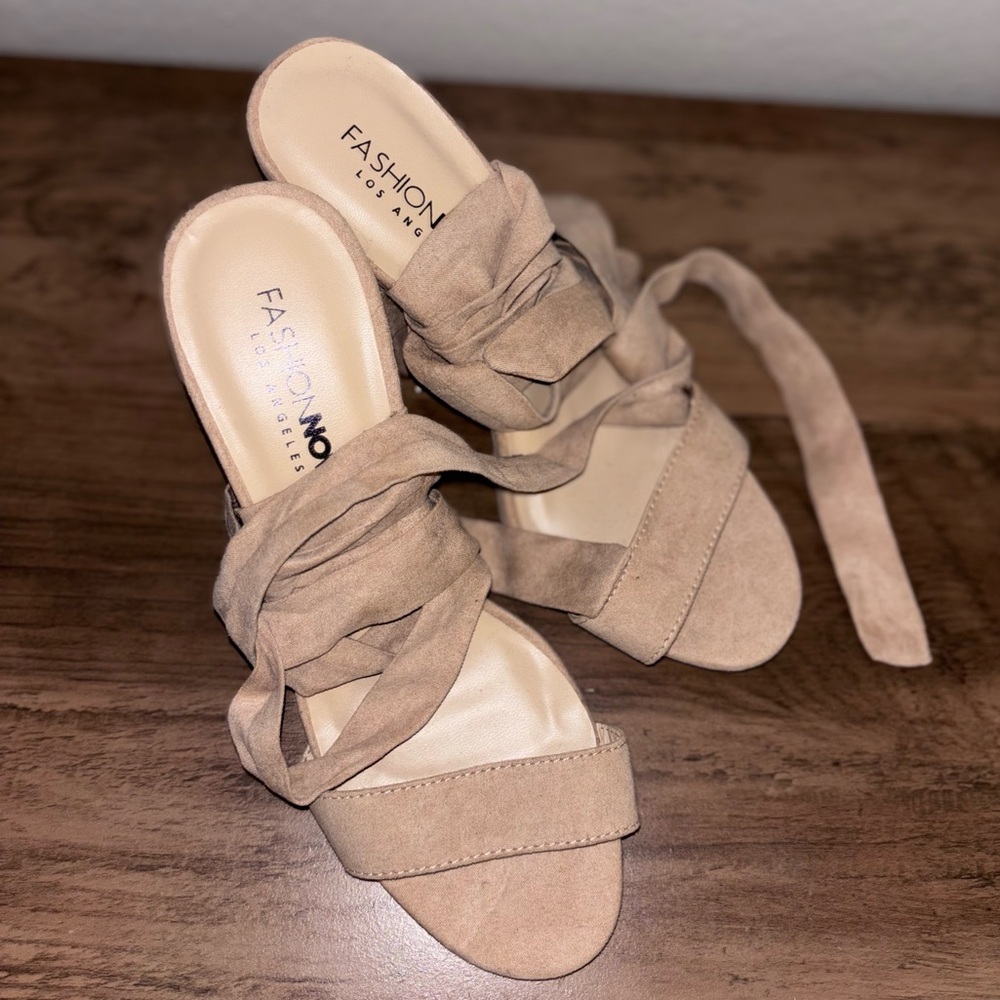 Fashion Nova Ballerina Strap Pumps